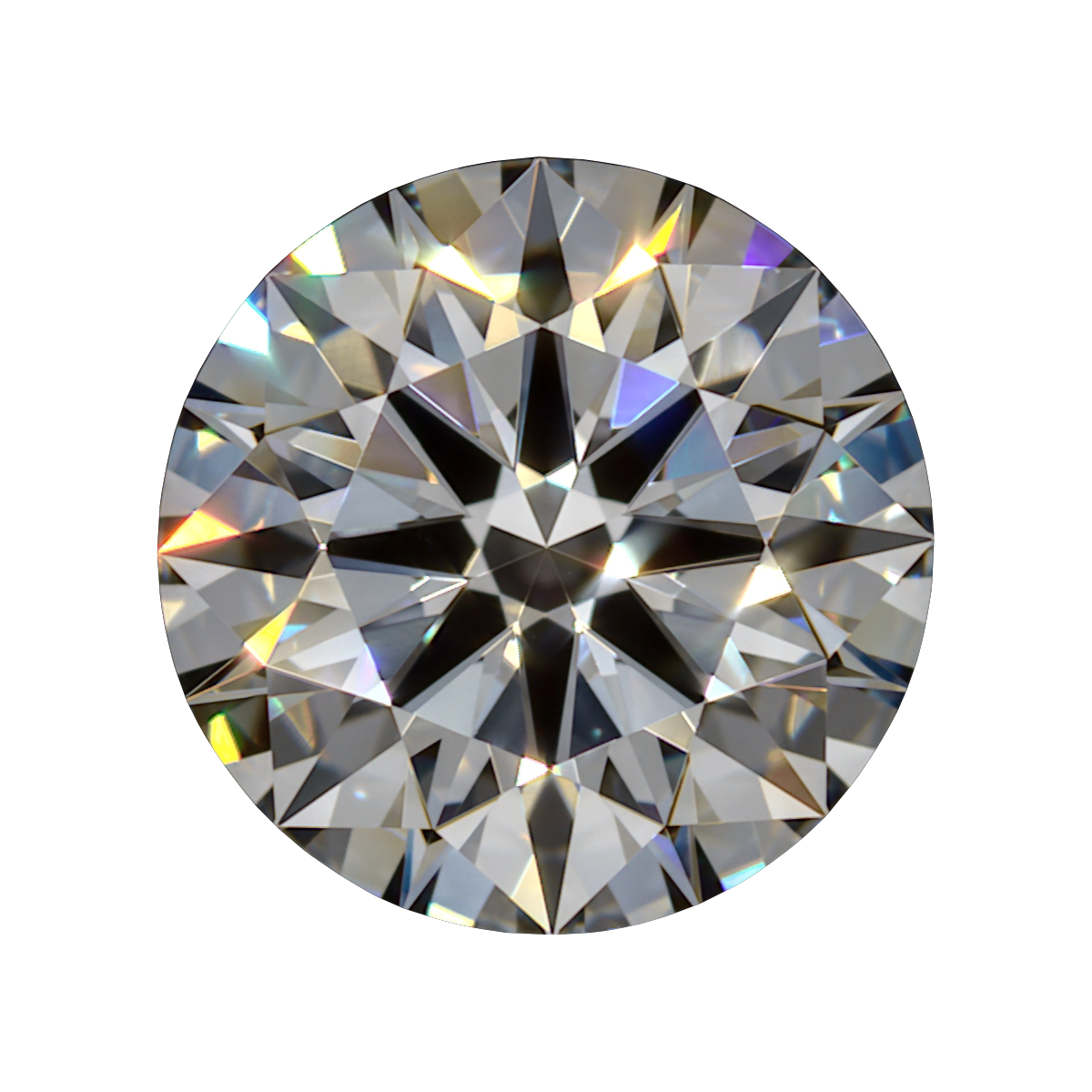 1.128 D VVS1 Brian Gavin Premium Lab Grown Round Diamond still