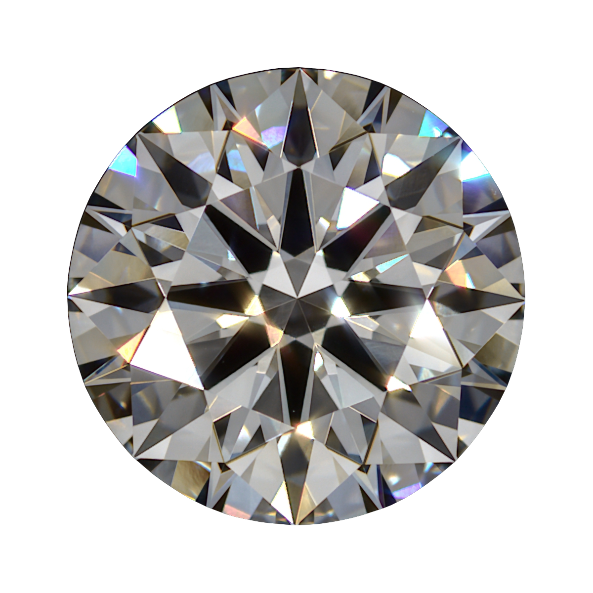 1.441 F VVS2 Brian Gavin Premium Lab Grown Round Diamond still
