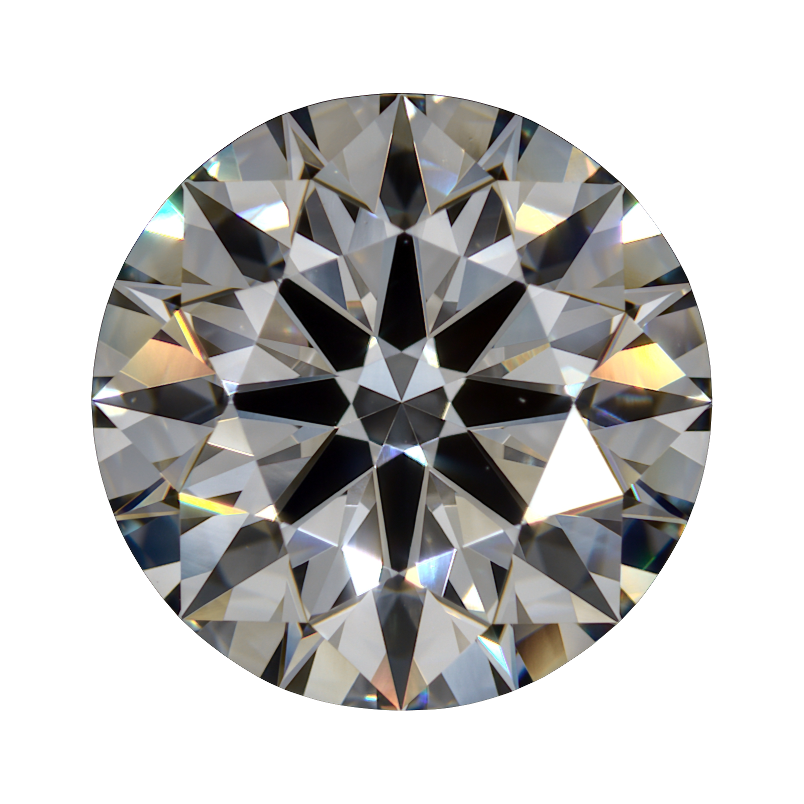 3.407 E VVS2 Brian Gavin Premium Lab Grown Round Diamond still