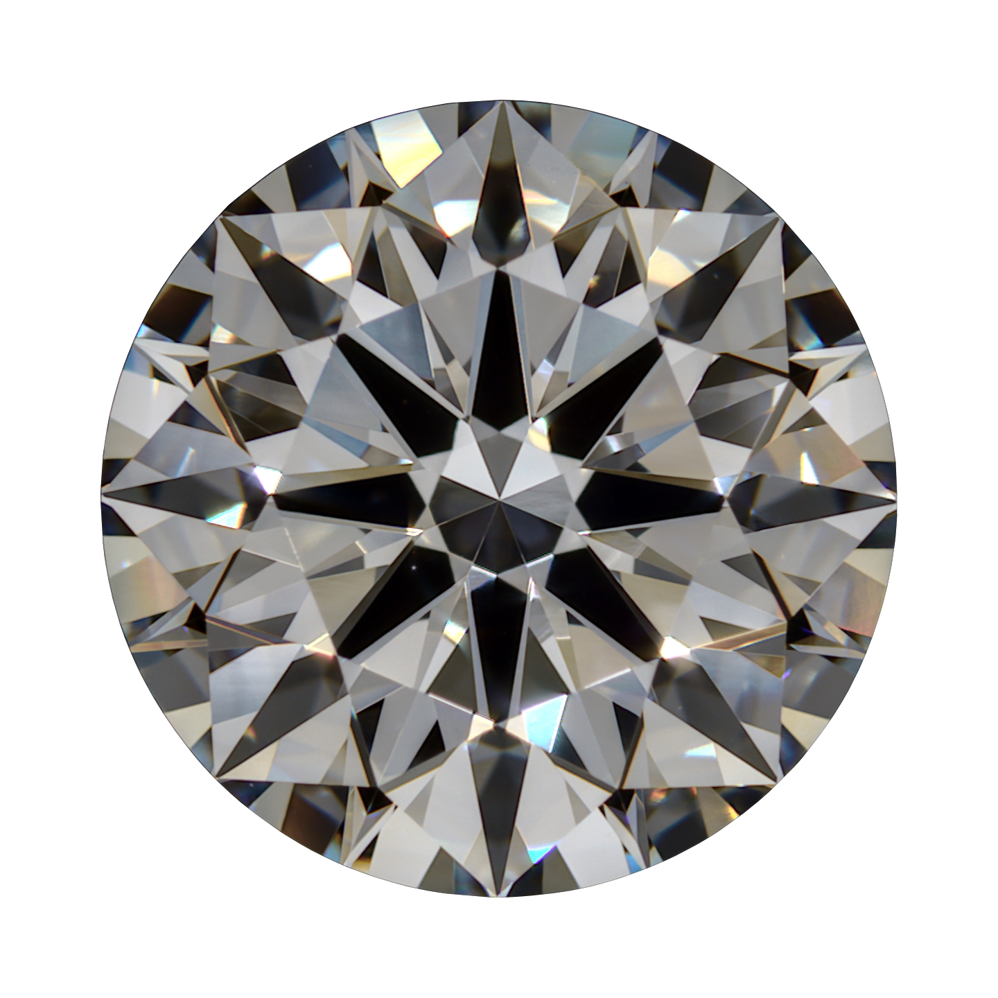 2.821 F VVS2 Brian Gavin Premium Lab Grown Round Diamond still