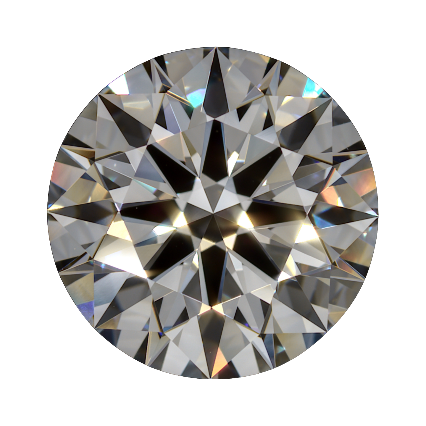 2.536 F VVS2 Brian Gavin Premium Lab Grown Round Diamond still