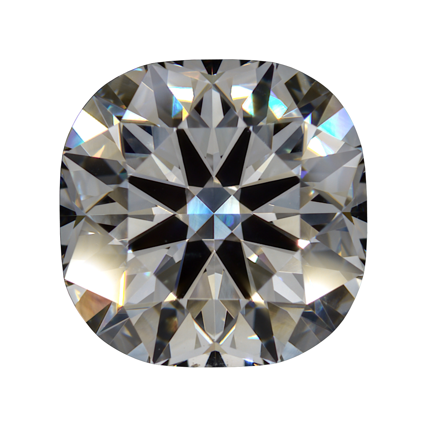 2.561 E VS2 Brian Gavin Premium Lab Grown Cushion Round Diamond still
