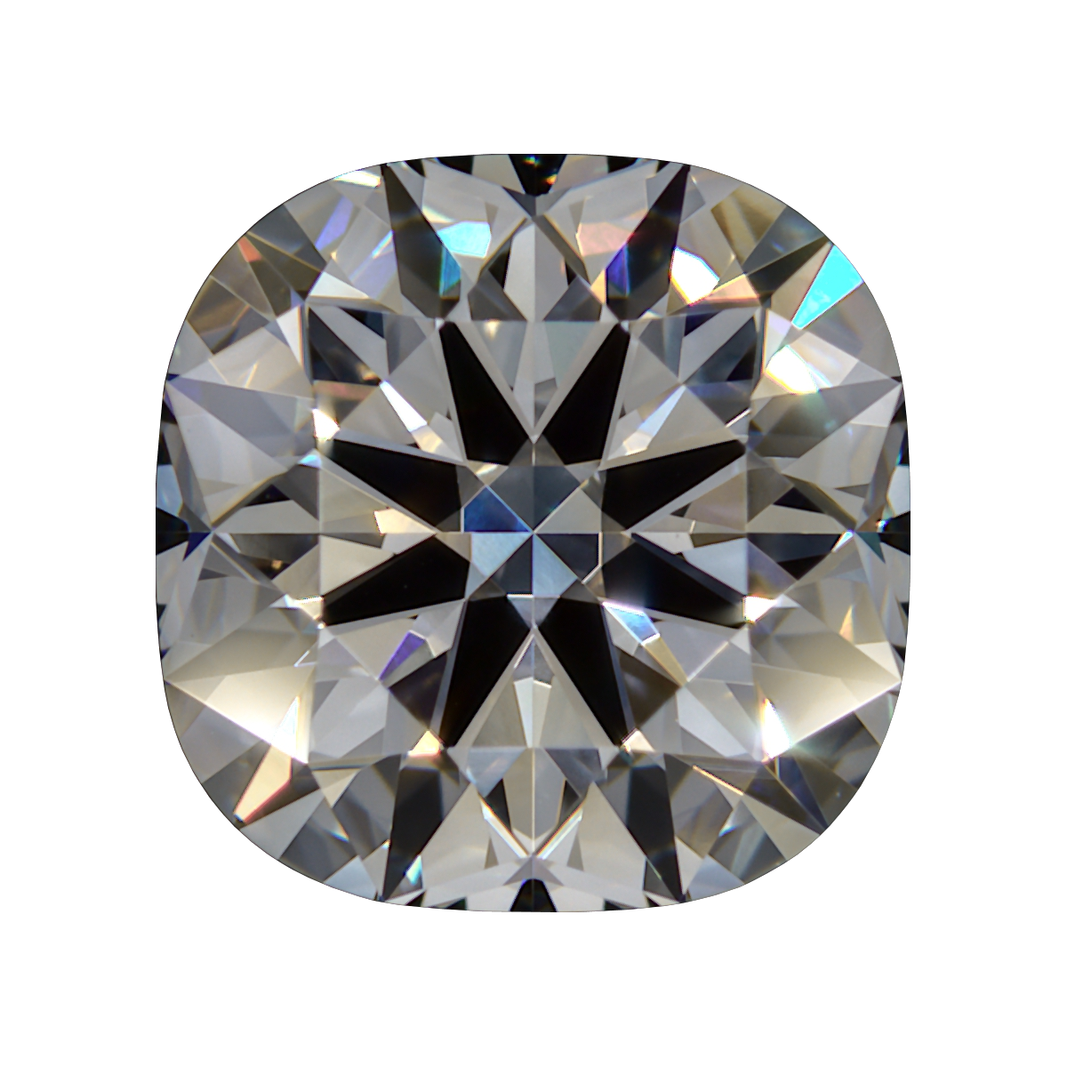 1.43 E VVS2 Brian Gavin Premium Lab Grown Cushion Diamond still