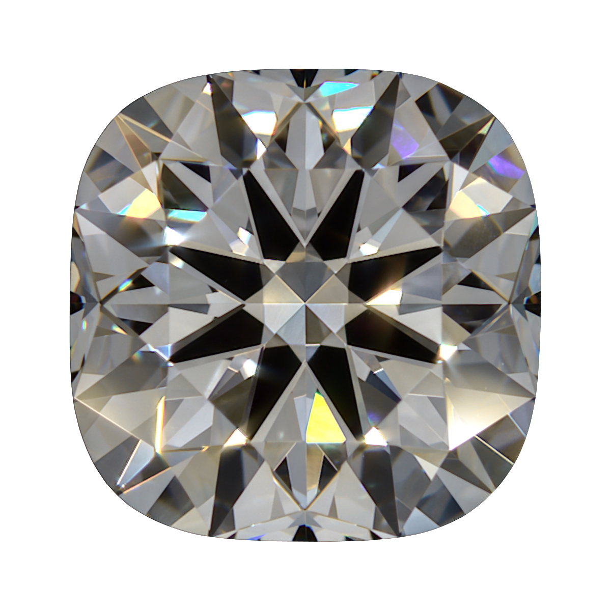 1.923 D VVS2 Brian Gavin Premium Lab Grown Cushion Diamond still