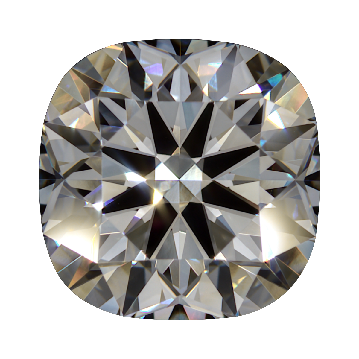 1.936 F VS1 Brian Gavin Premium Lab Grown Cushion Diamond still