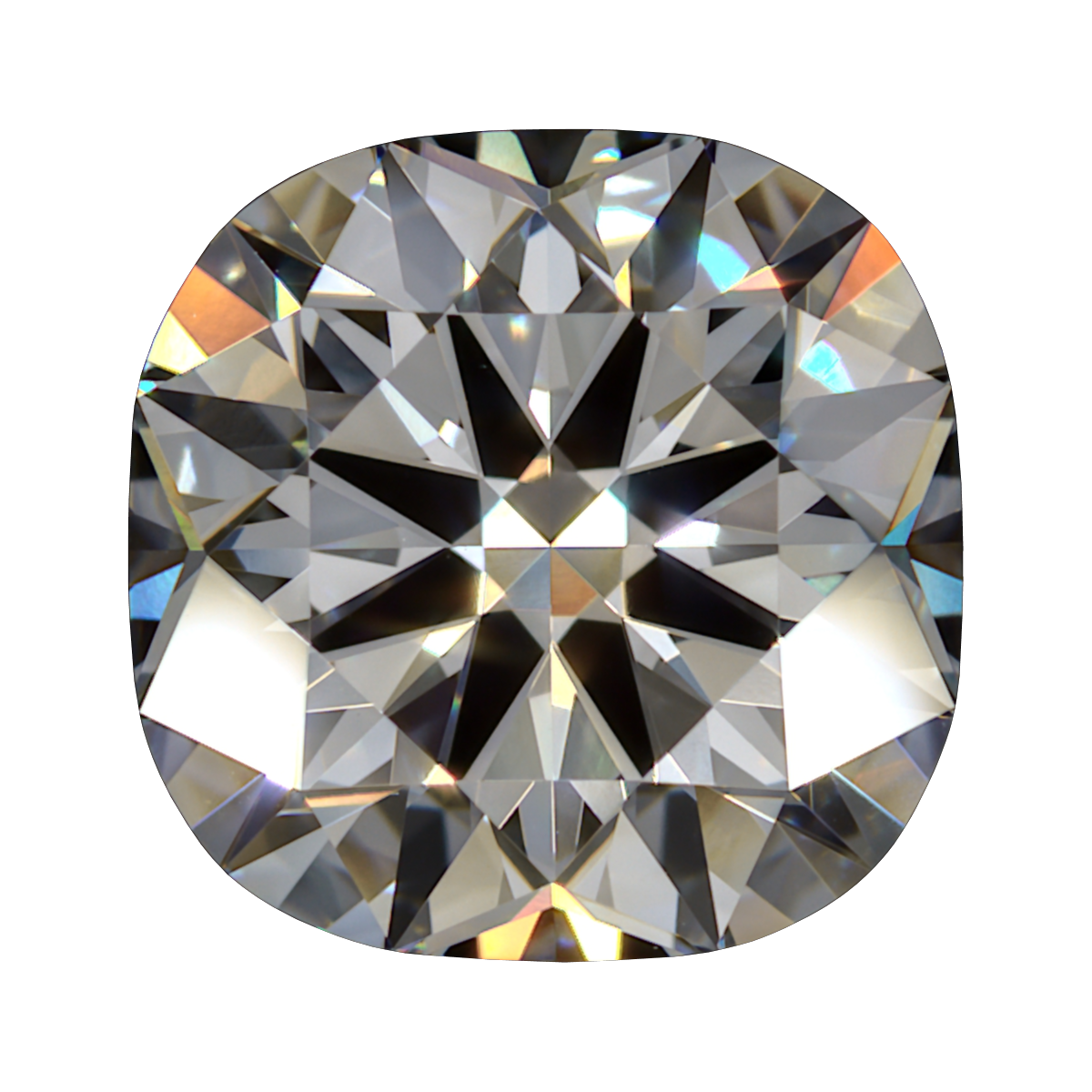 1.753 D VVS2 Brian Gavin Premium Lab Grown Cushion Diamond still