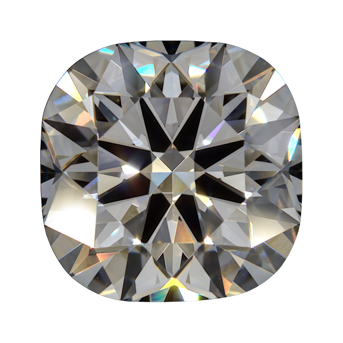 1.813 E VVS2 Brian Gavin Premium Lab Grown Cushion Diamond still