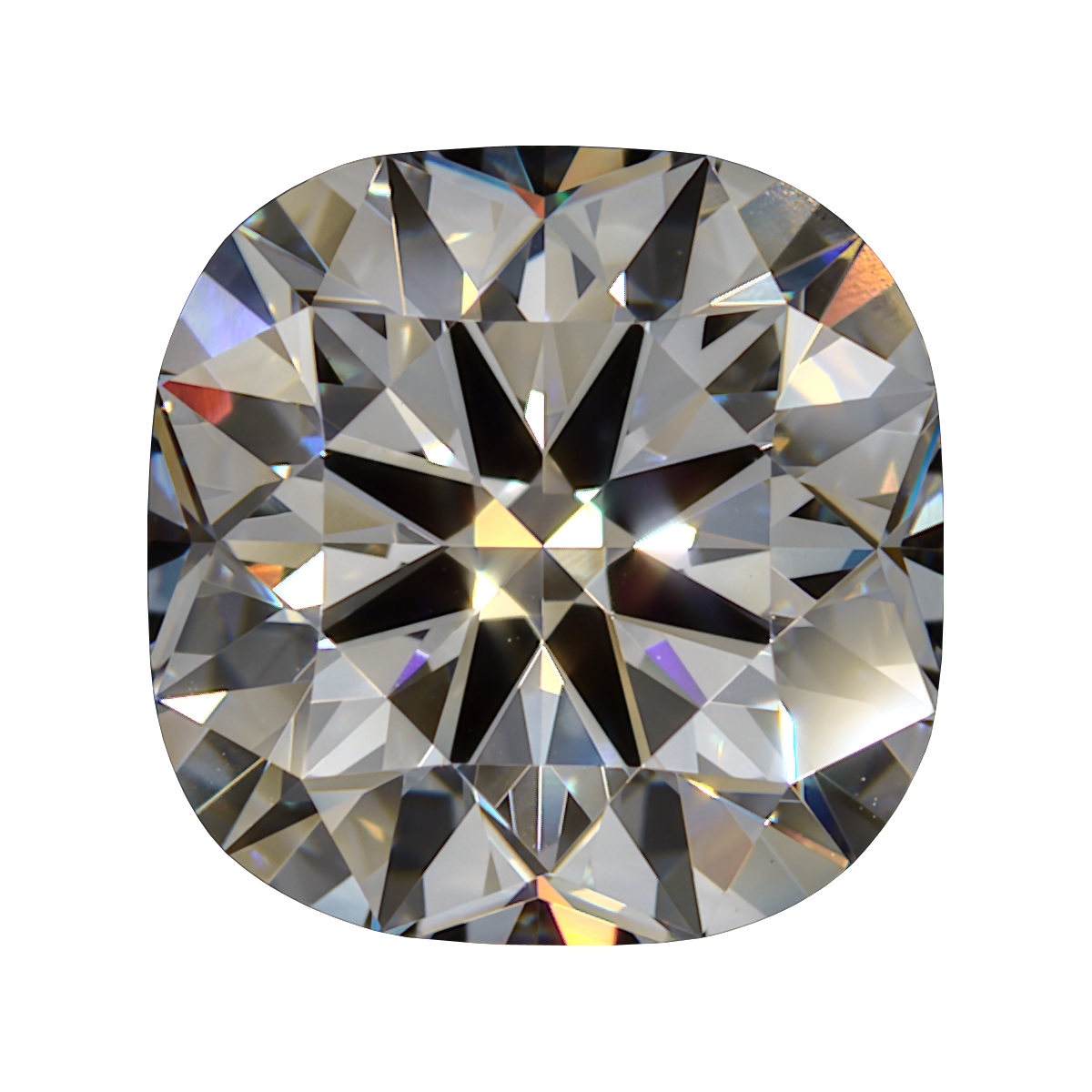 1.617 E VS2 Brian Gavin Premium Lab Grown Cushion Diamond still
