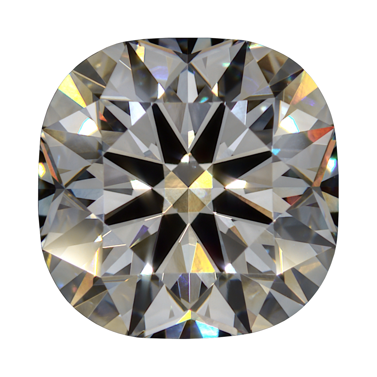 2.06 E VVS2 Brian Gavin Premium Lab Grown Cushion Diamond still