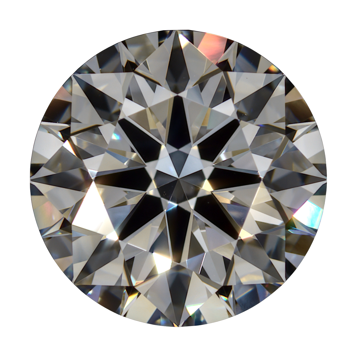 3.221 D VVS2 Brian Gavin Premium Lab Grown Round Round Diamond still