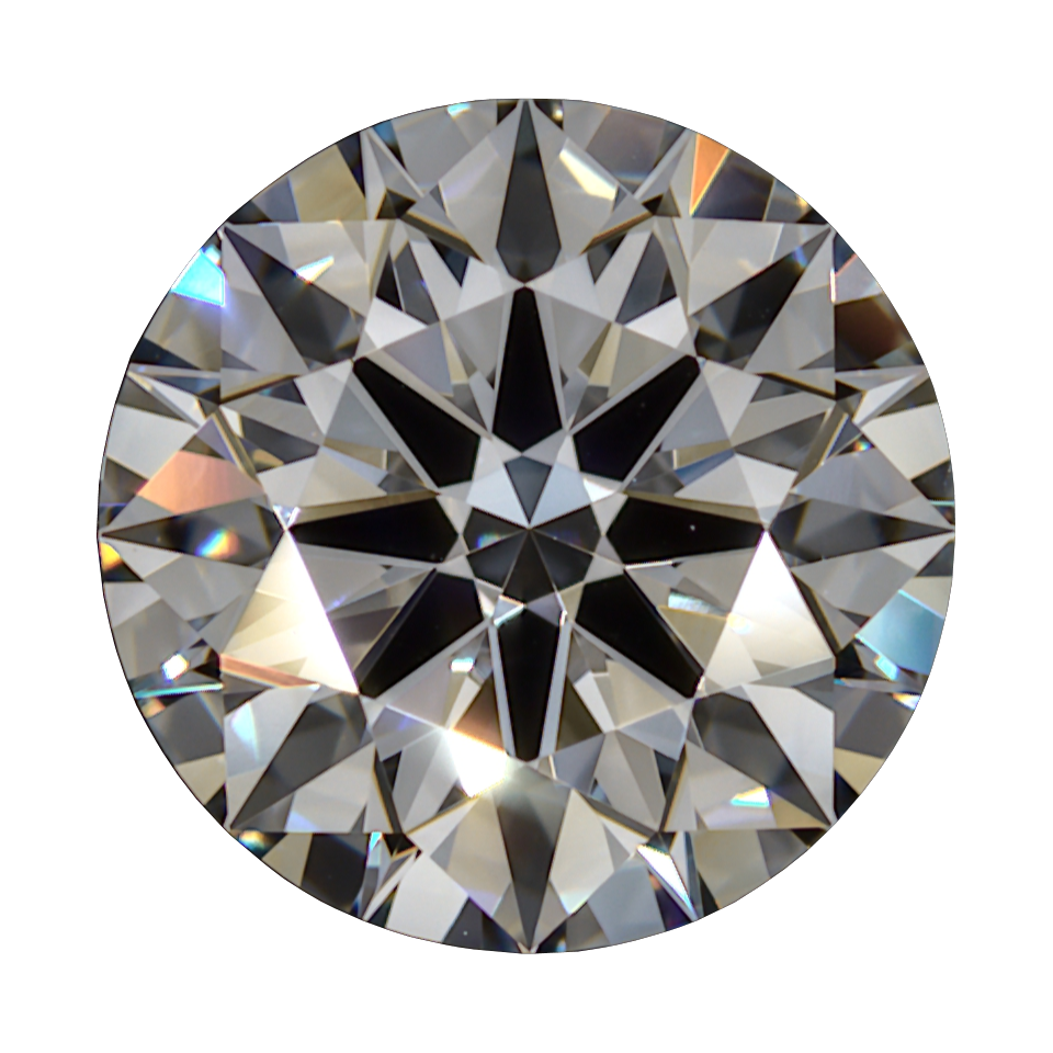 0.878 D VVS2 Brian Gavin Premium Lab Grown Round Round Diamond still