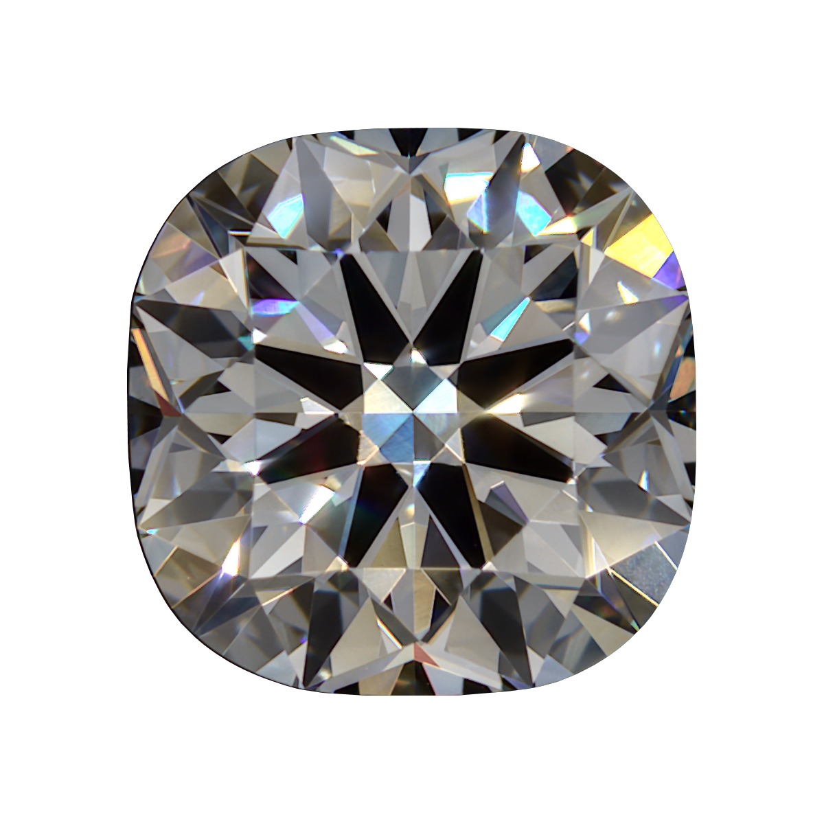 1.324 E VS1 Brian Gavin Premium Lab Grown Cushion Diamond still