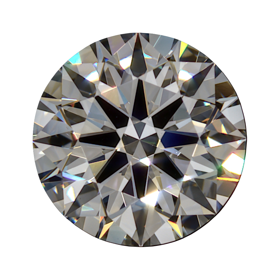 0.728 D VVS2 Brian Gavin Premium Lab Grown Round Round Diamond still