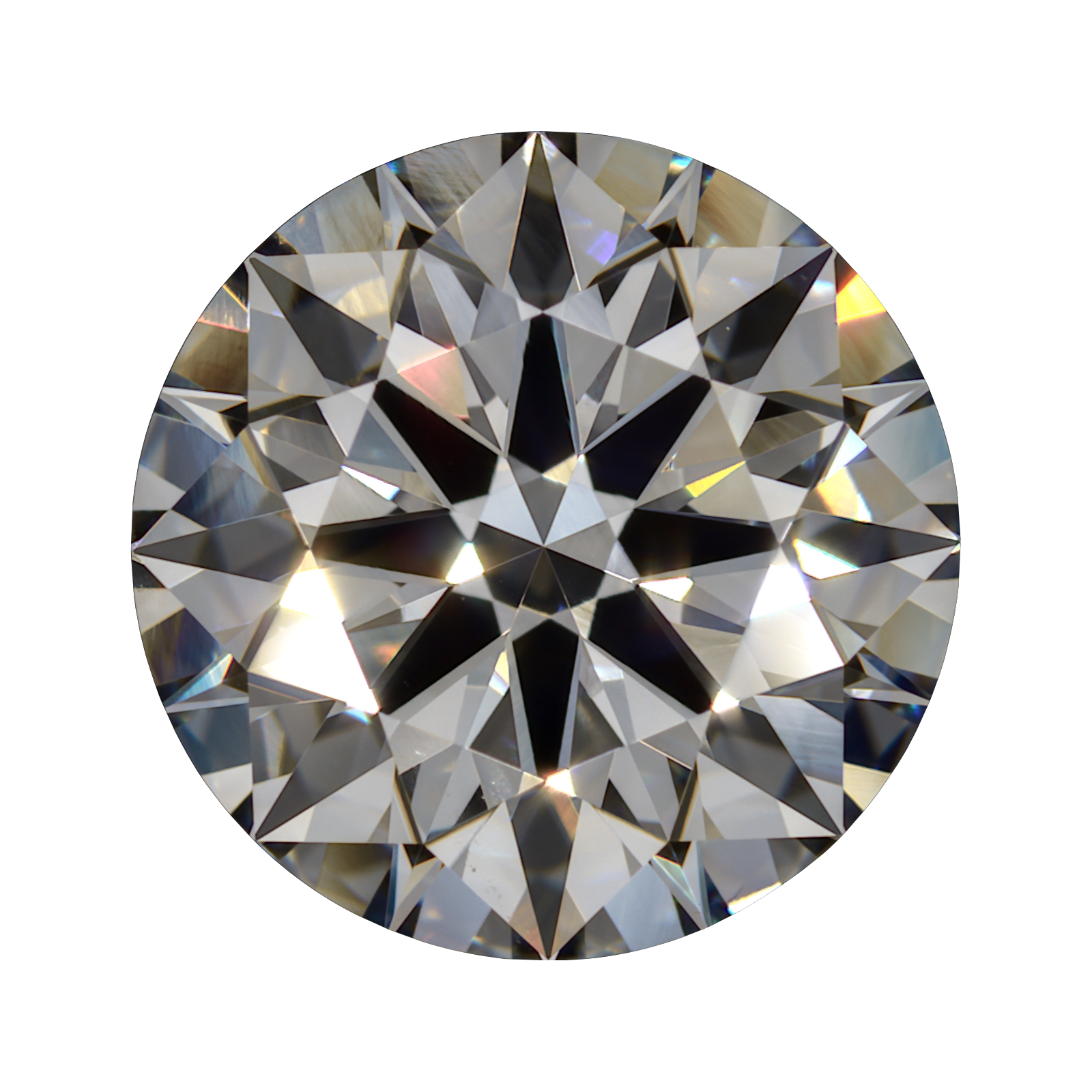 3.312 G VS2 Brian Gavin Premium Lab Grown Round Diamond still