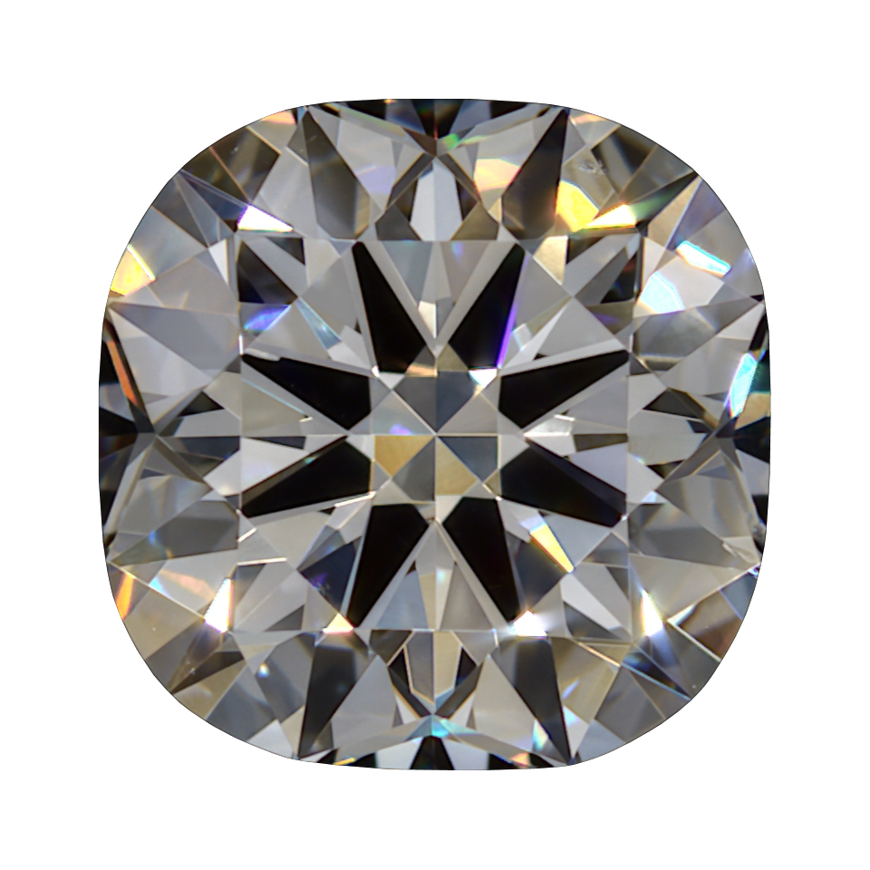 0.934 D VS2 Brian Gavin Premium Lab Grown Cushion Diamond still