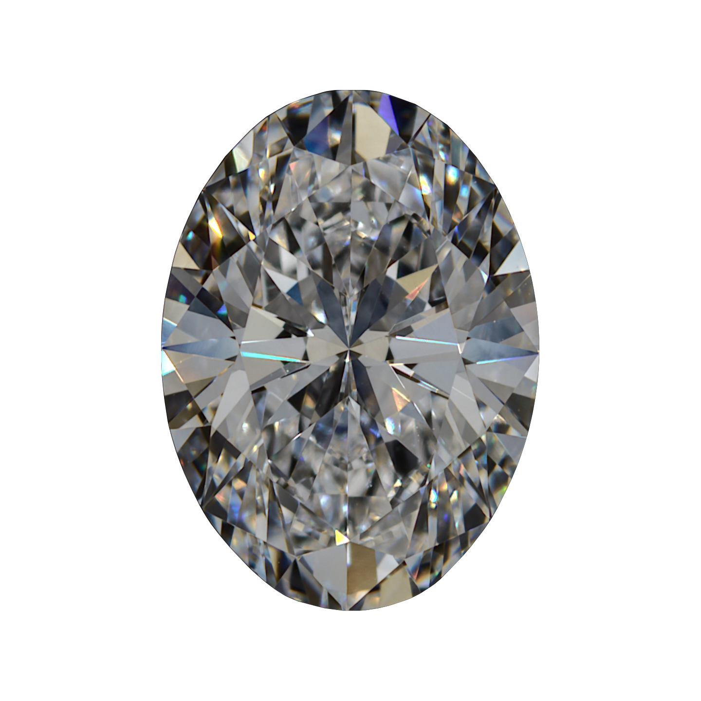 1.258 D VVS1 Premium Lab Grown Oval Diamond still