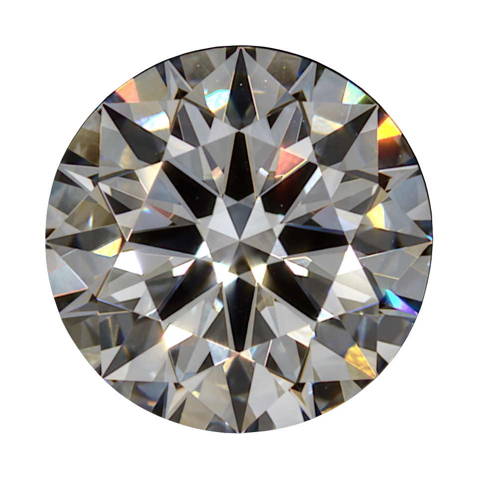 0.853 D VVS2 Premium Lab Grown Round Diamond still