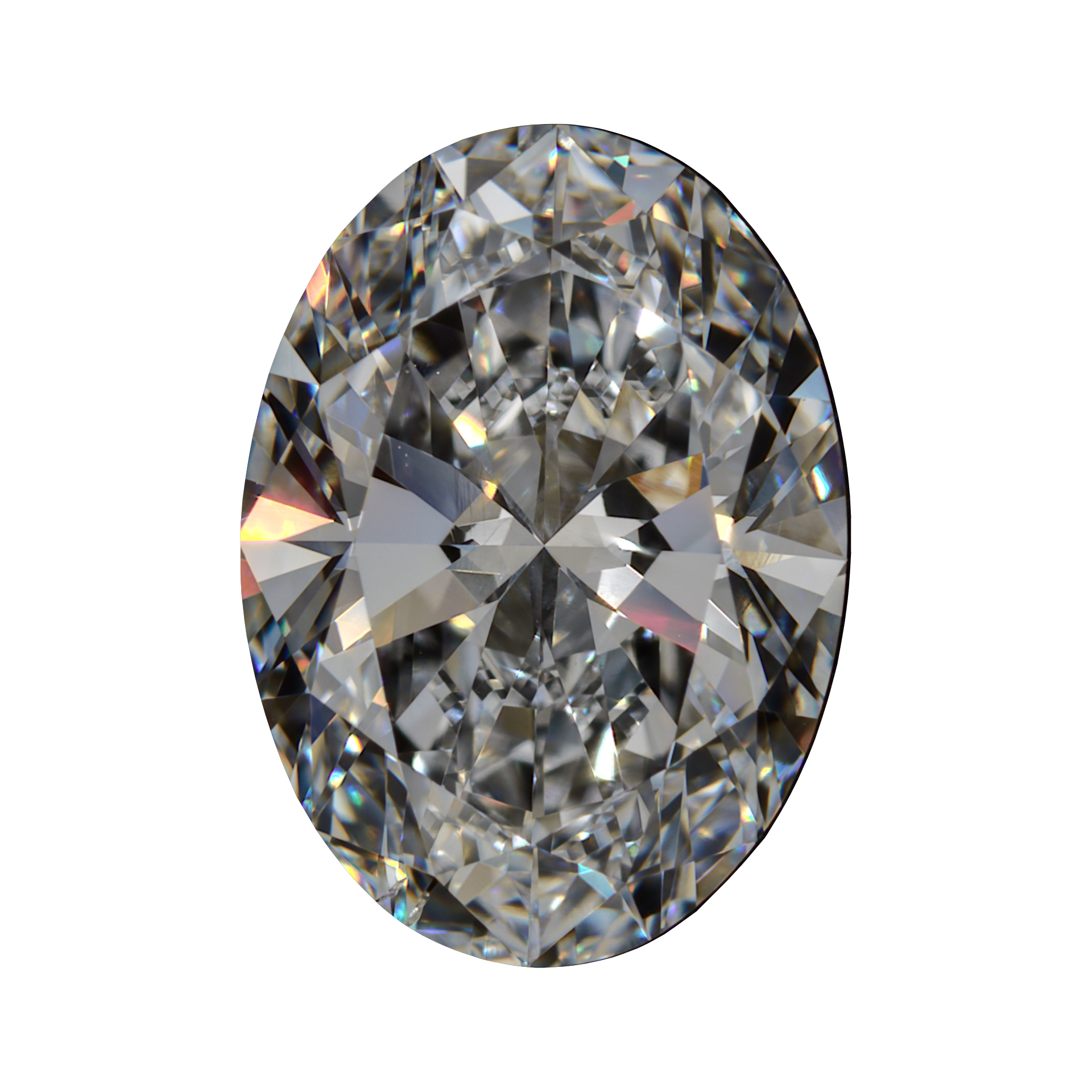 3.31 E VS2 Premium Lab Grown Oval Diamond still