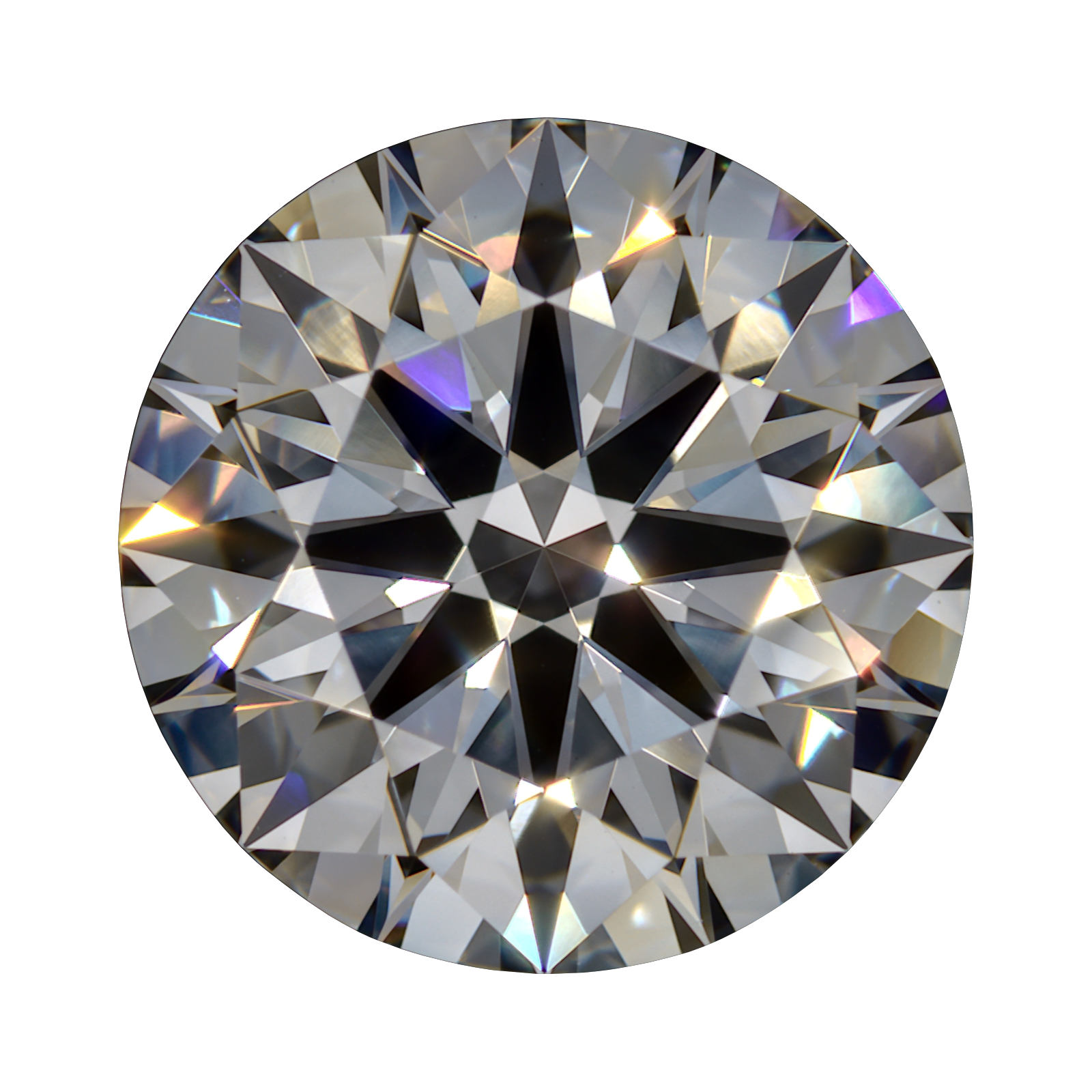 3.567 E VVS2 Premium Lab Grown Round Diamond still