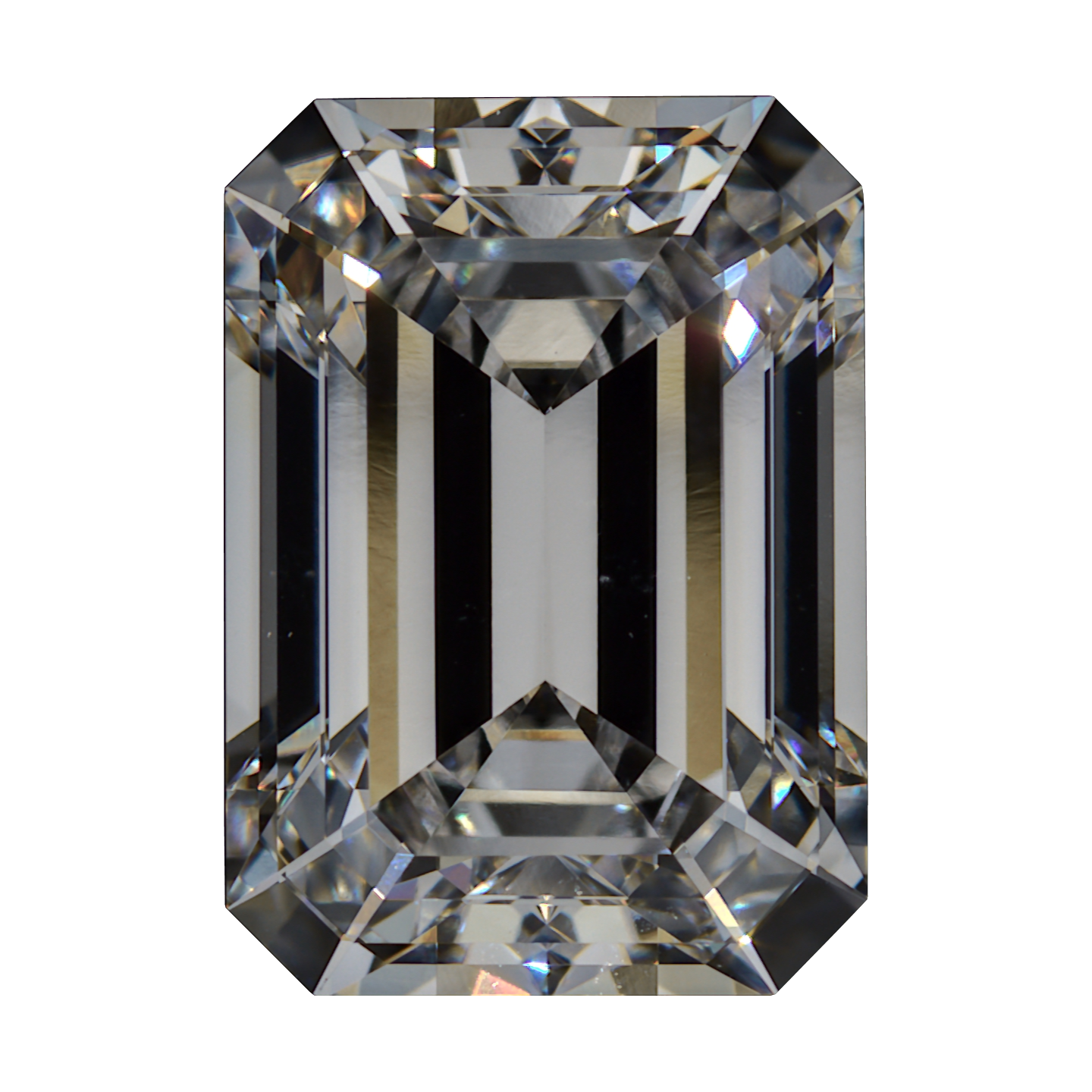 2.372 F VVS1 BG Premium Lab Emerald Cut Diamond still