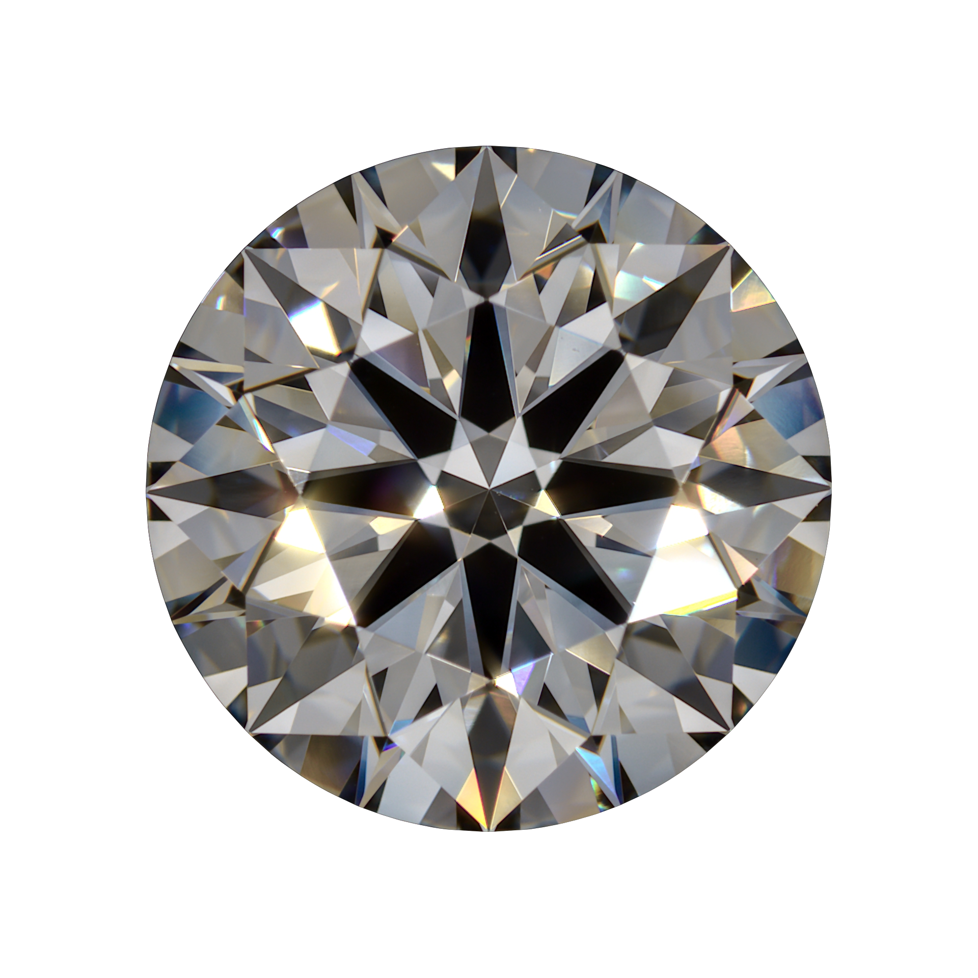 4.495 F VVS2 BG Premium Lab Round Diamond still