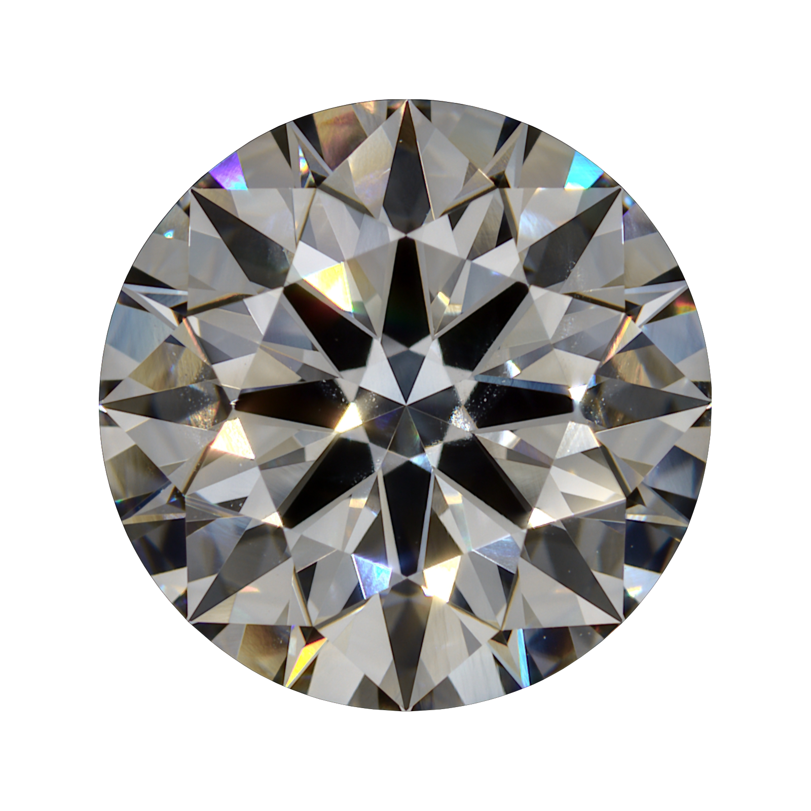 3.185 F VS2 BG Premium Lab Round Diamond still