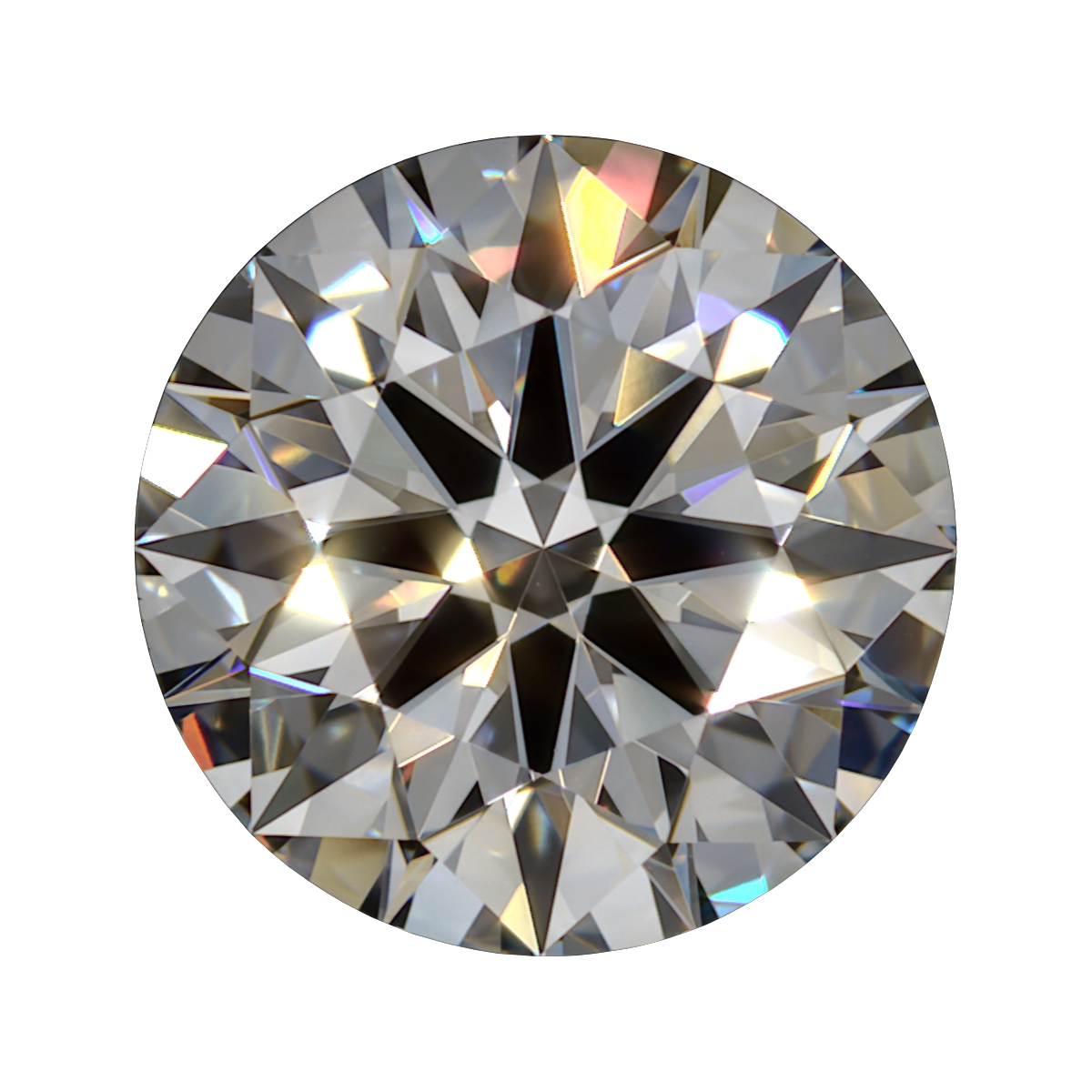 1.337 D VVS2 BG Premium Lab Round Diamond still