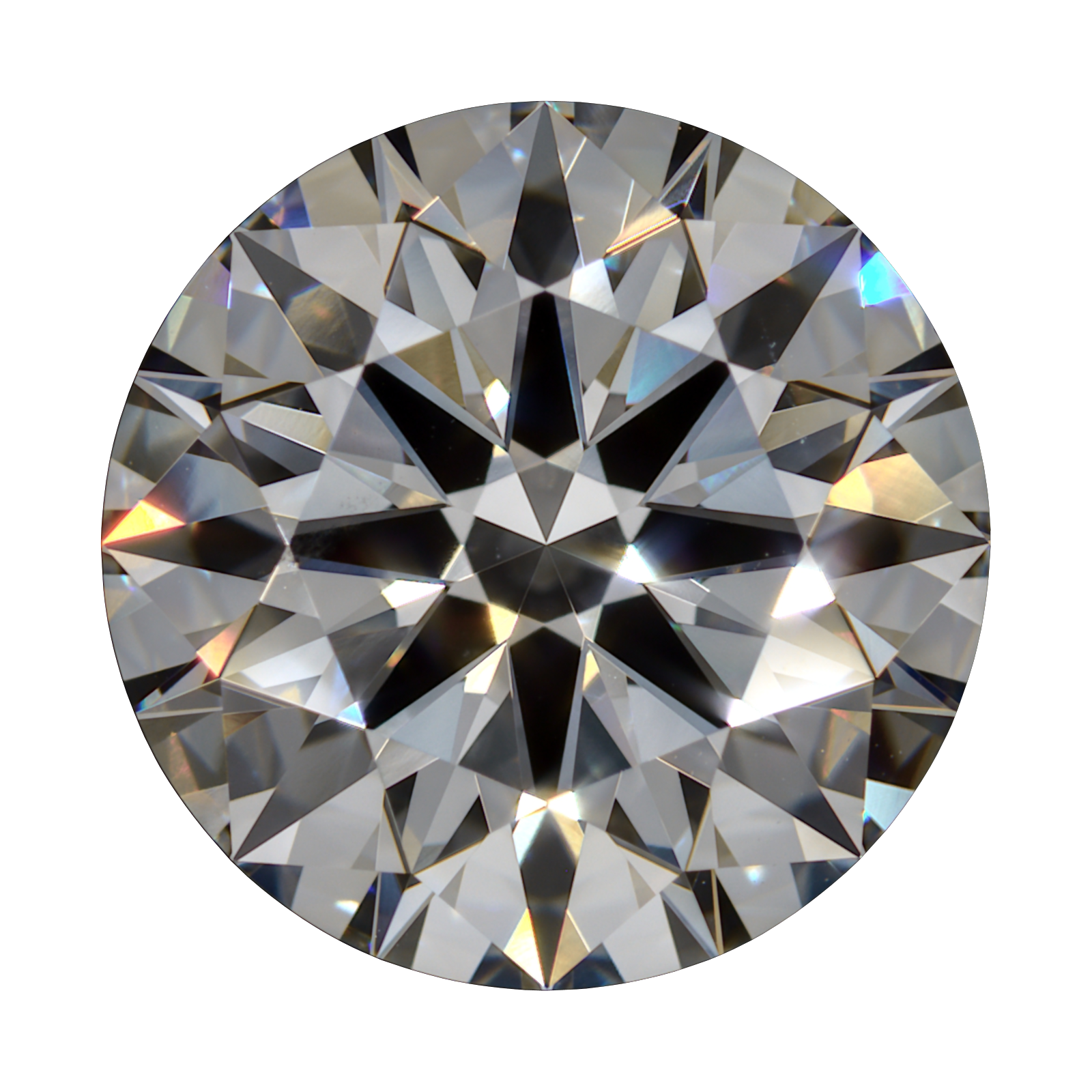 4.007 F VS1 BG Premium Lab Round Diamond still