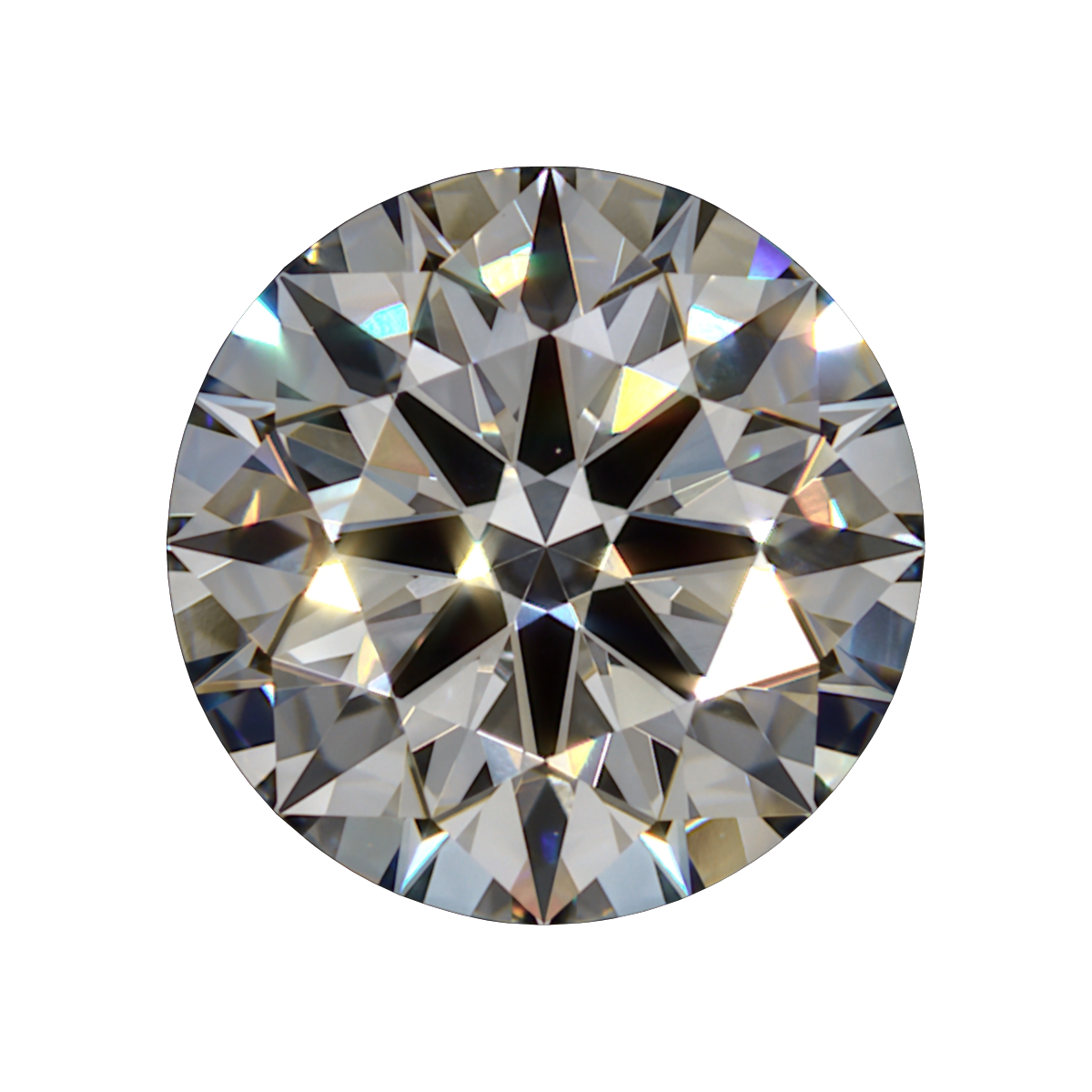 1.056 D VVS2 BG Premium Lab Round Diamond still