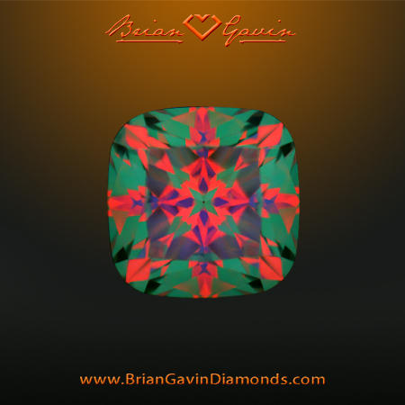 1.060 J VVS1 Signature Cushion aset