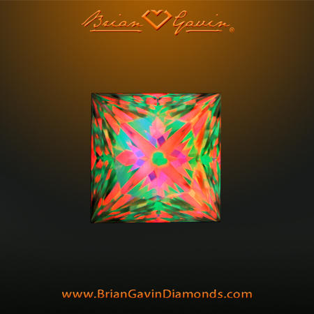 0.712 F VVS1 Signature Princess aset