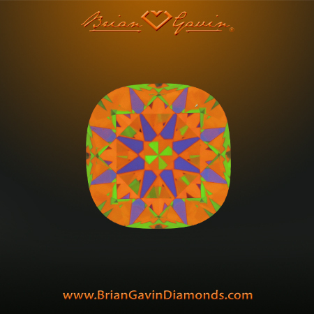 0.900 J VS1 Signature Cushion aset