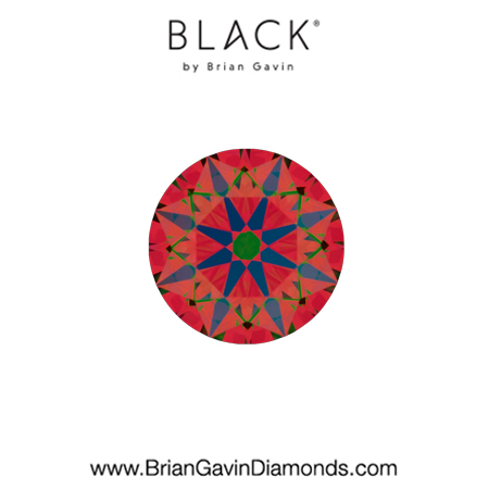 0.50 E VVS2 Black by Brian Gavin Round aset