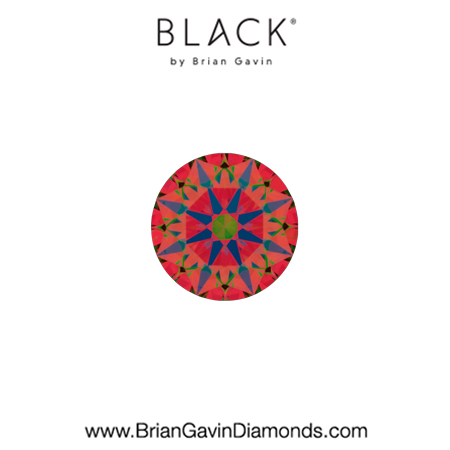 0.22 G VVS2  Black by Brian Gavin Round aset