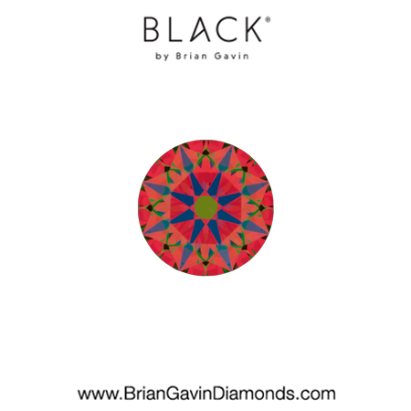 0.22 F VVS2 Black by Brian Gavin Round aset