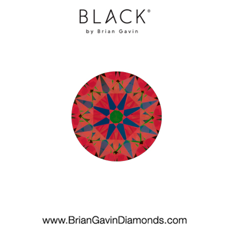 0.51 D VVS2 Black by Brian Gavin Round aset