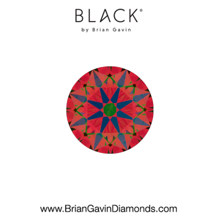 0.50 D VVS2 Black by Brian Gavin Round aset