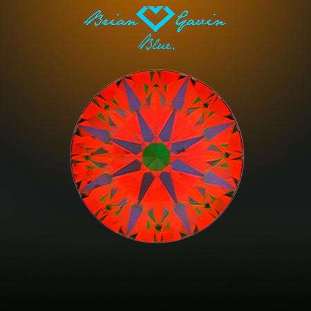 1.280 J SI1 Blue Round aset