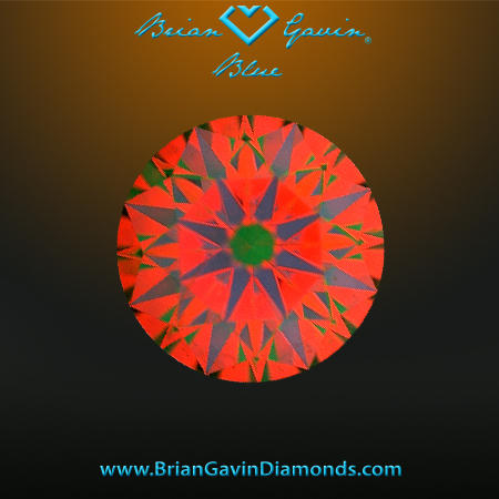 0.528 F SI1 Blue Round aset