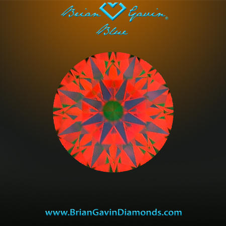 0.528 F SI1 Blue Round aset