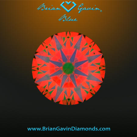 0.812 F SI1 Blue Round aset