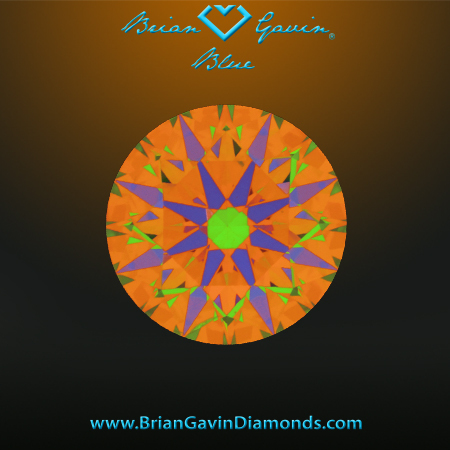 0.932 E SI1 Blue Round aset