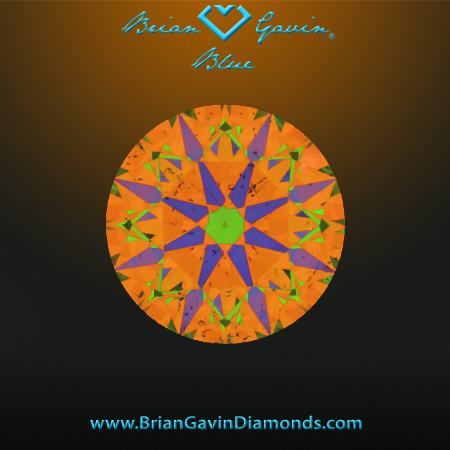 2.524 G SI2 Blue Round aset