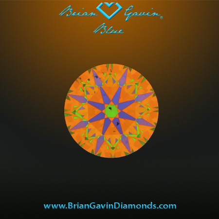 0.524 I SI1 Blue Round aset