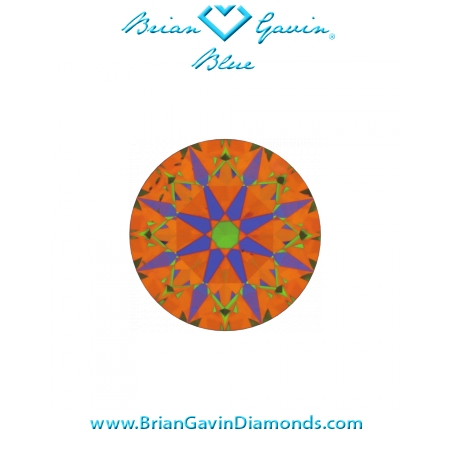 0.540 G SI1 Blue Round aset