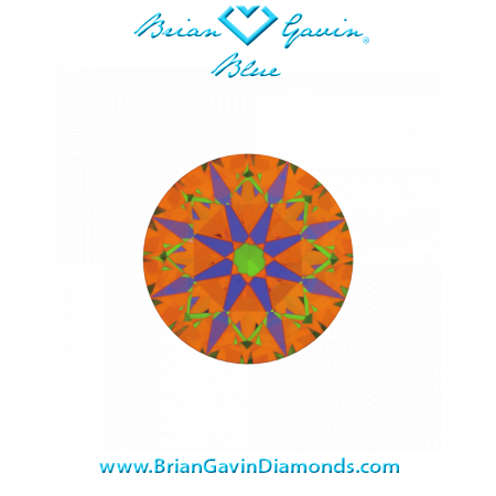 0.805 G VVS2 Blue Round aset