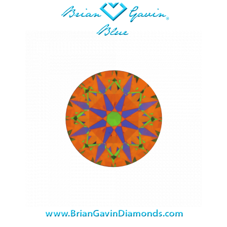 0.833 J SI1 Blue Round aset