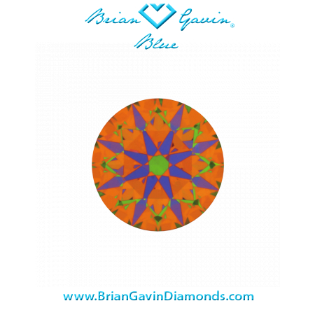 0.428 I VVS2 Blue Round aset