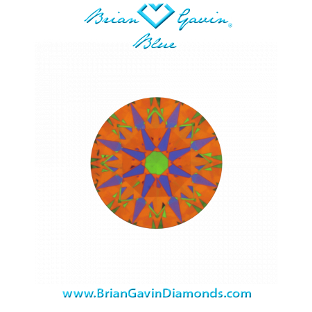 0.424 I SI1 Blue Round aset