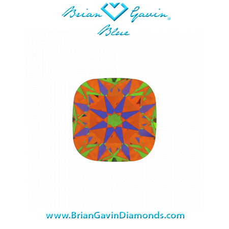 2.141 G VS2 Blue Cushion aset